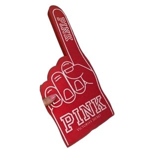 PINK Victoria's Secret Red Foam Finger